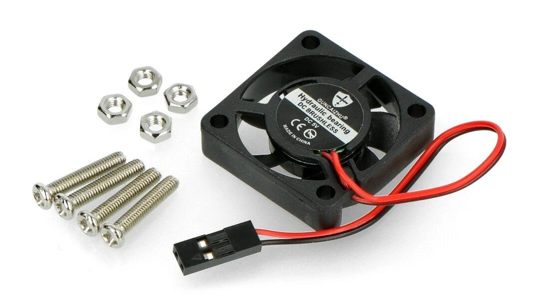 Oem 5V ventiliatorius 30x30x7mm - skirtas Raspberry Pi dėklui
