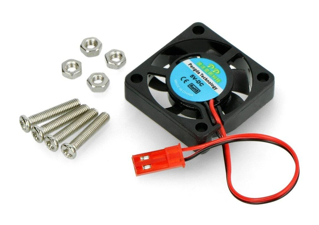 Oem 5V ventiliatorius 30x30x7mm - su JST 2.54mm jungtimi