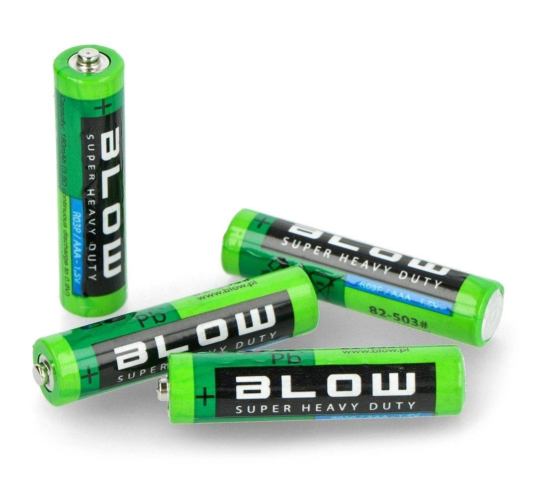 Blow AAA baterijos, 4 vienetai