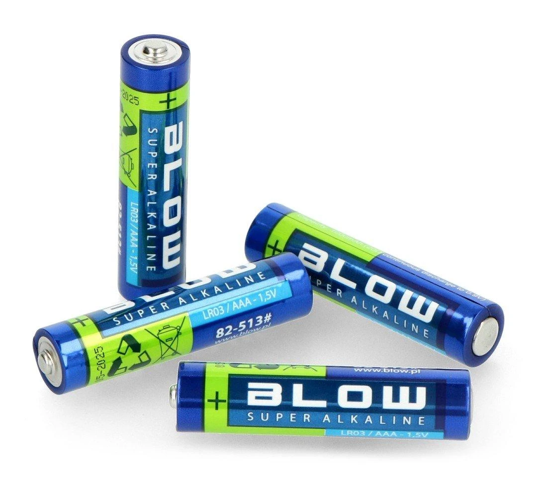 Baterijos Blow Super Alkaline AAA LR3 rinkinys