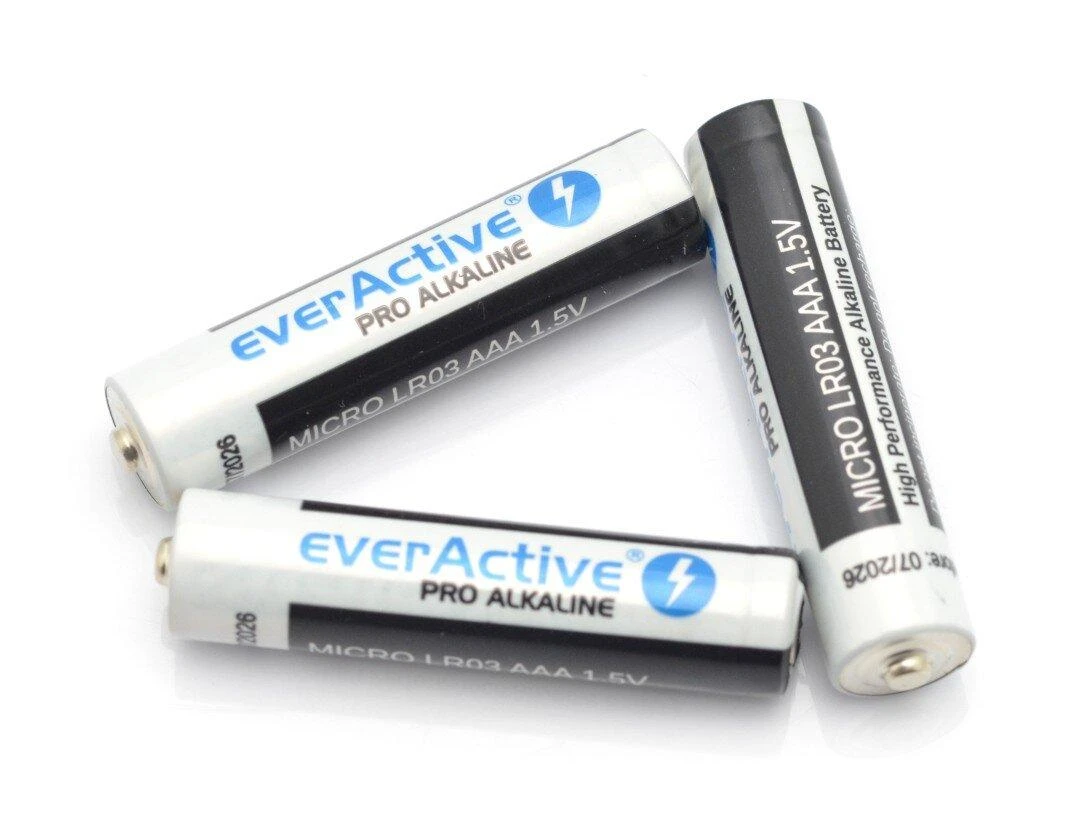 AAA (R3 LR03) Šarminė baterija everActive Pro - 10 vnt