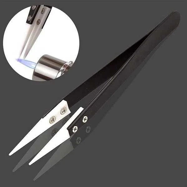 Oem Keraminis pincetas - antistatinis - 13cm - tikslumas