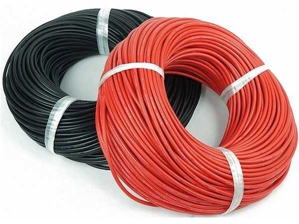Oem Alavuota varinė silikoninė viela 26AWG - 28 gyslos - 0.14 mm2 - juoda - lanksti