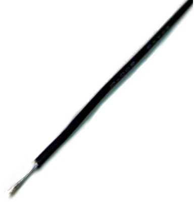 Oem Alavuota varinė silikoninė viela 26AWG - 28 gyslos - 0.14 mm2 - juoda - lanksti