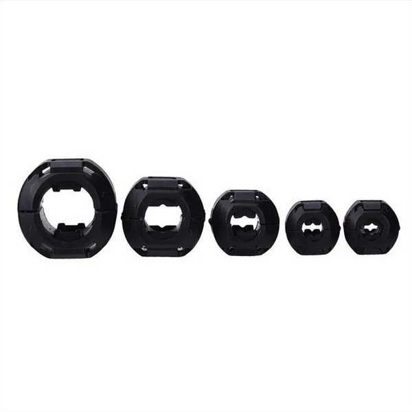 Oem Feritinis filtras 15 mm kabeliui - gofruotas magnetinis filtras ekrane.