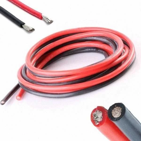 Oem Silikono alavuotas varinis kabelis 14AWG - 400 laidų - 2.0 mm2 - juodas - lankstus