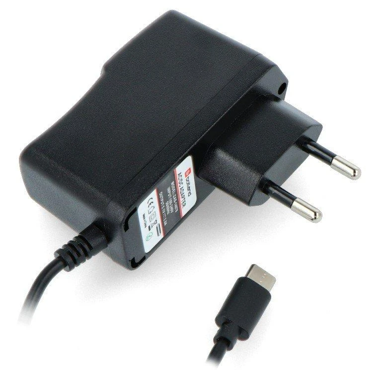 Kita Aboutpi Maitinimo šaltinis justPi USB-C 5.1V/3A, skirtas Raspberry Pi 4B