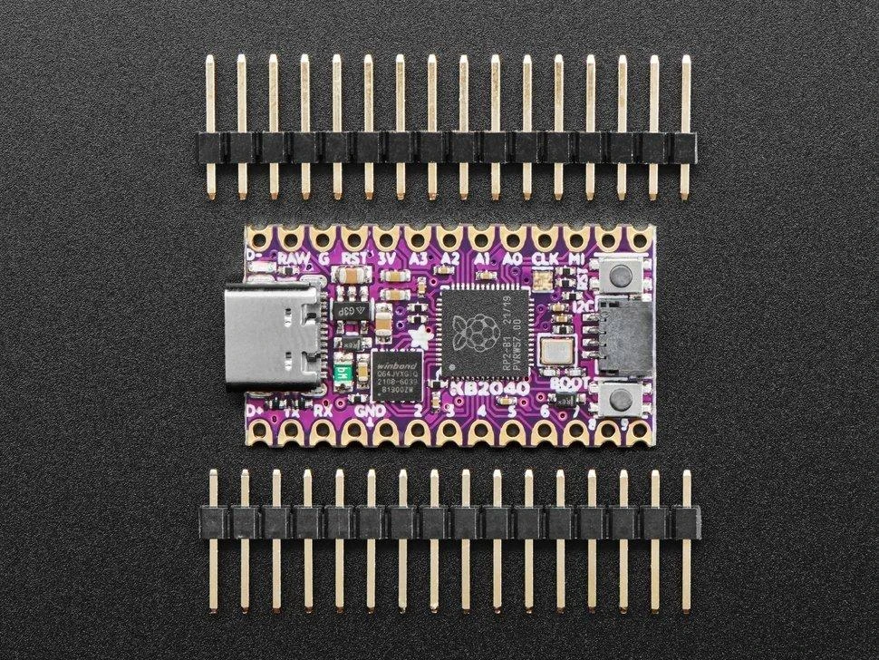 Adafruit KB2040 Kee Boar Driver - plokštė su RP2040 mikrovaldikliu - Adafruit 5302