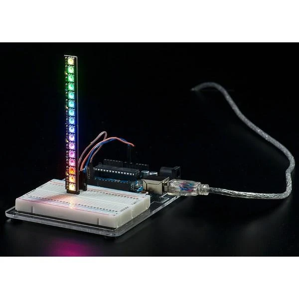 Adafruit NeoPixel Diodų juostelė - RGB LED 8xWS2812 5050