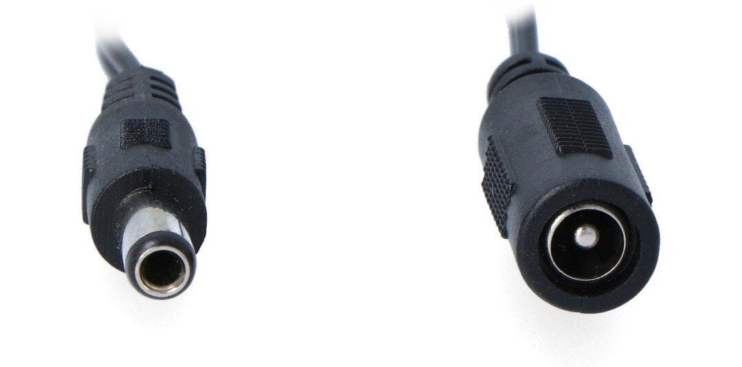 DC maitinimo adapterio laidas 5.5/2.1 į 5.5/2.5
