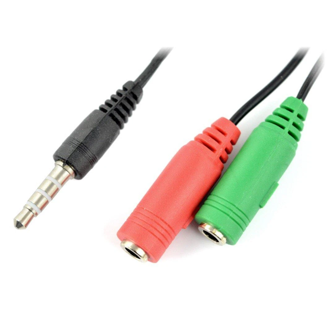 Lanberg 4 kontaktų į dvigubą Jack splitter adapteris