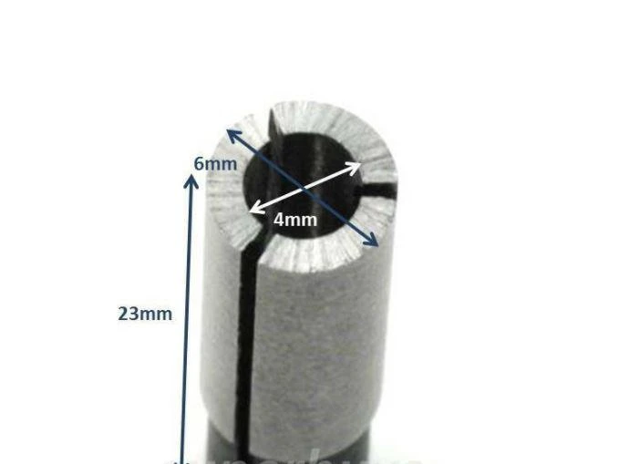 Grąžtas Oem Adapteris 4mm frezai į 6mm laikiklį