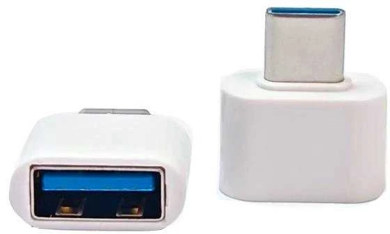 Adapteris - Adapteris - USB į USB C tipo - baltas - OTG