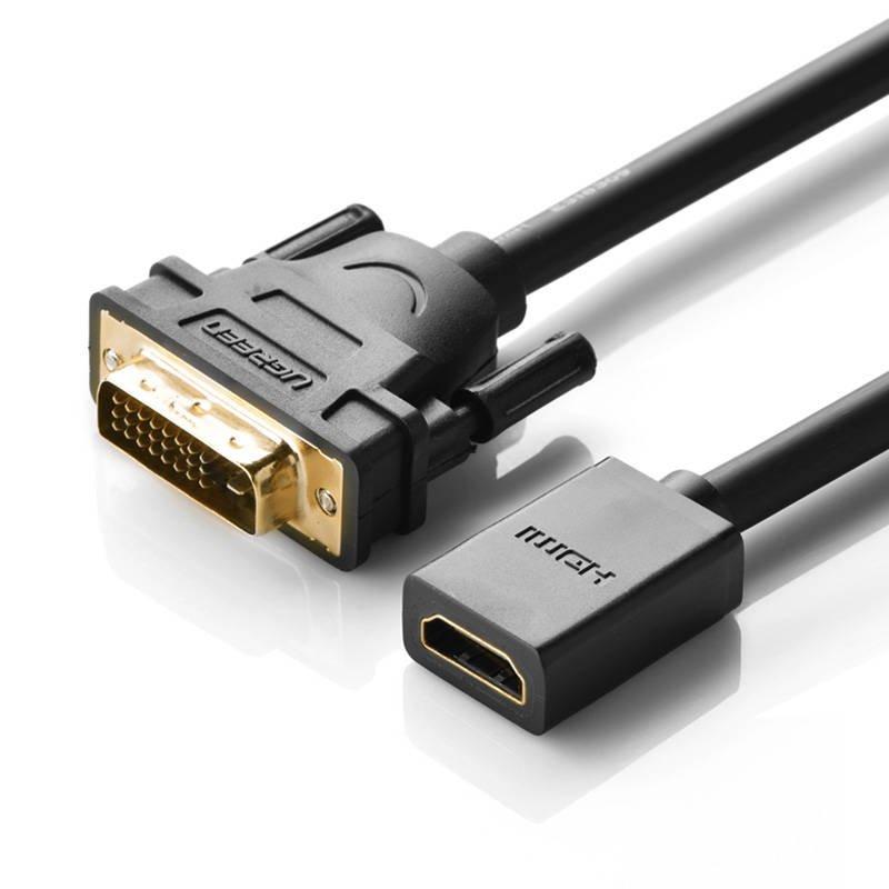 Adapteris DVI - HDMI UGREEN 20118 juodas