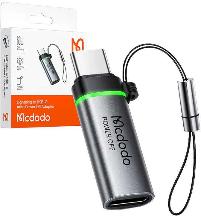 Adapteris Lightning do USB-C Mcdodo OT-6010, automatiškai išsijungia