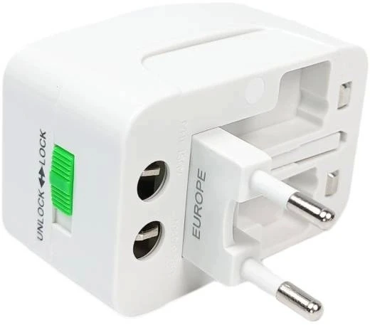 Adapteris World USA EU UK – universalus lizdo adapteris – tarptautinėms kelionėms