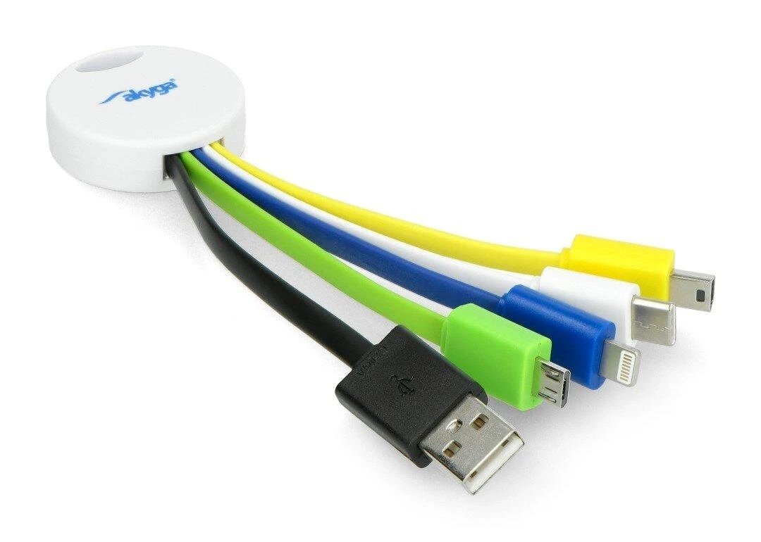 Adapterių raktų pakabukas USB 5in1 Akyga AK-AD-51