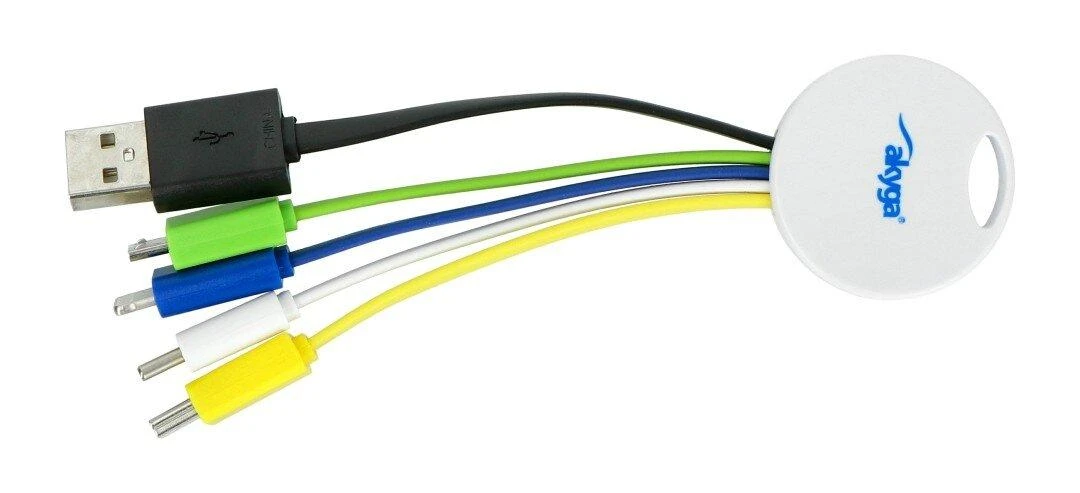 Adapterių raktų pakabukas USB 5in1 Akyga AK-AD-51