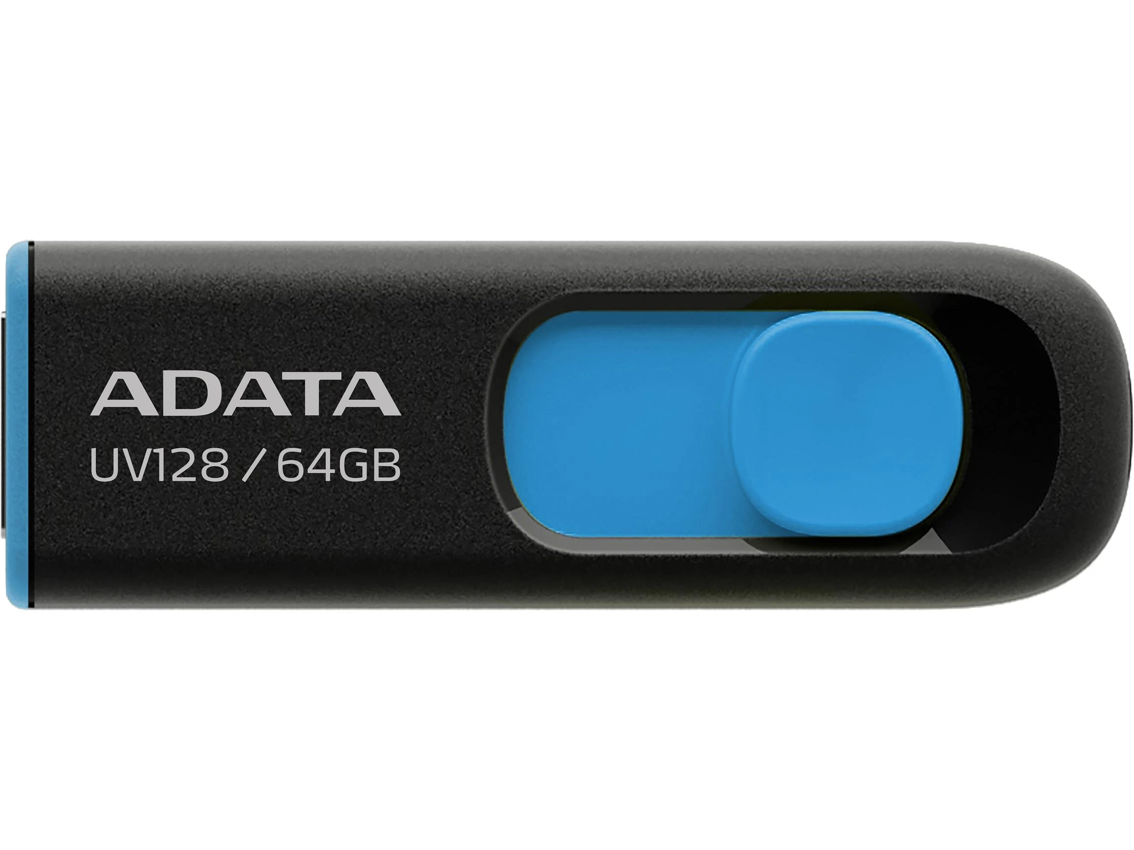 Atmintukas Adata UV128 64GB Juodas/Mėlynas