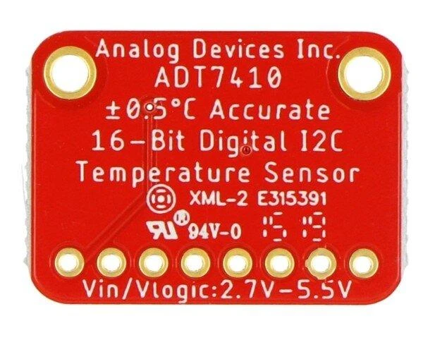 ADT7410, didelio tikslumo I2C temperatūros jutiklis su pertraukimu, Adafruit 4089
