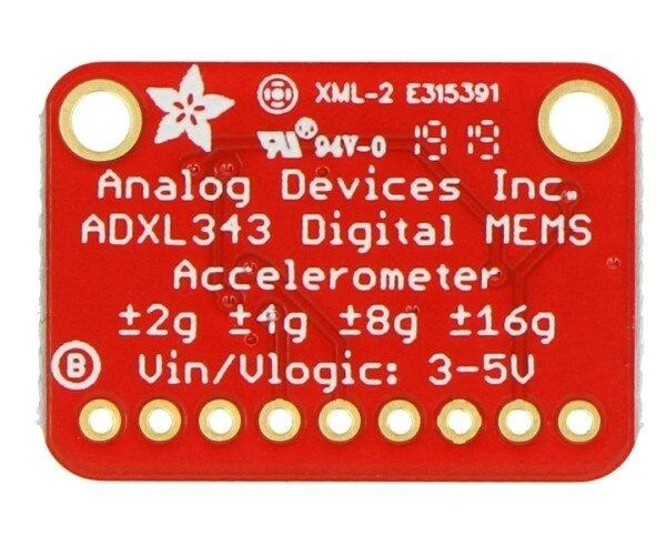 ADXL343 3 ašių I2C/SPI skaitmeninis akselerometras, modulis, Adafruit 4097