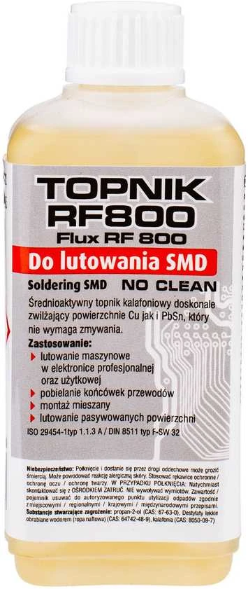 Ag Termopasty Litavimo fliusas RF800 SMD elementams 100ml
