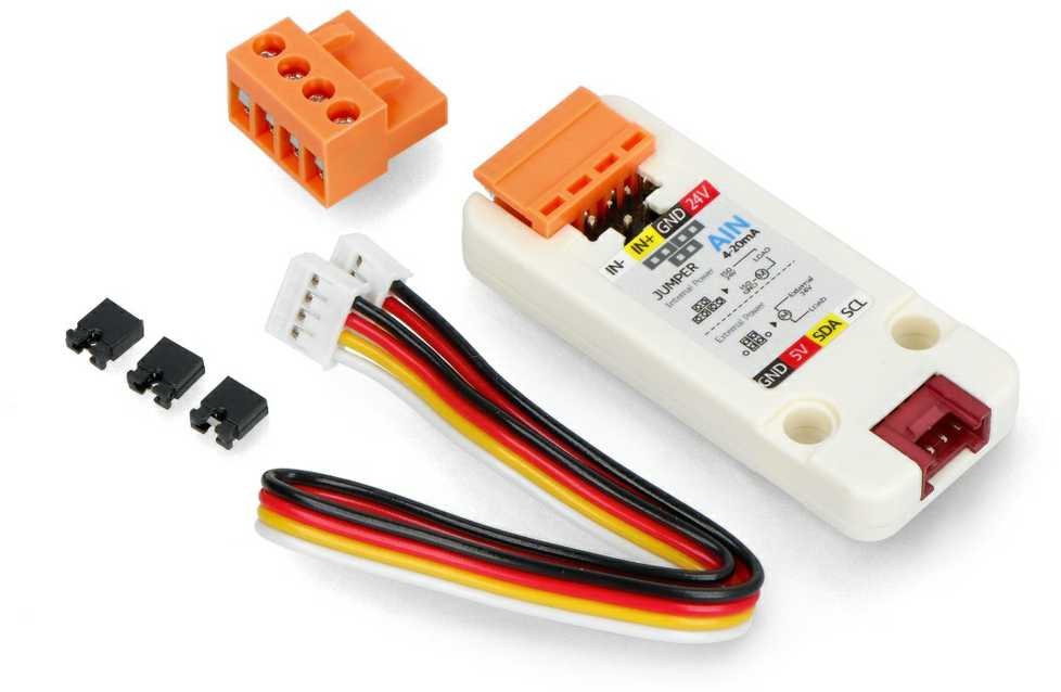AIN4-20mA blokas – I2C – STM32G030F6 – kūrimo modulių bloko išplėtimo modulis – M5Stack U162