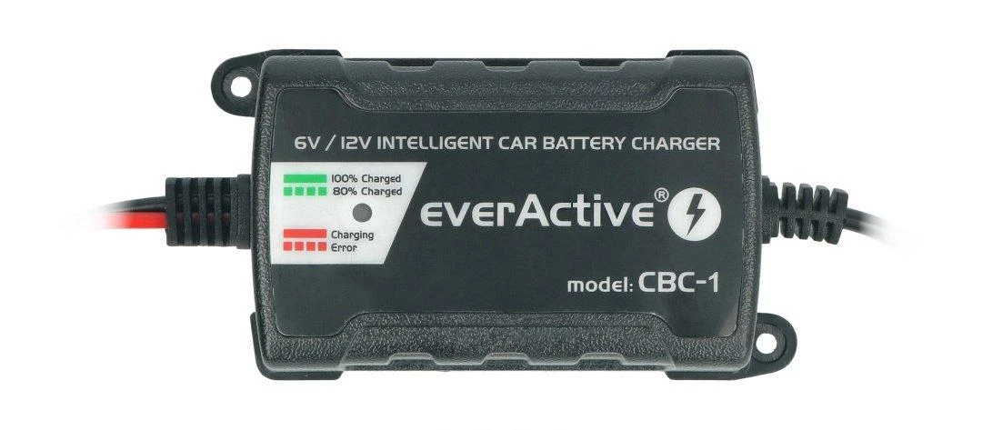 everActive universalus automatinis 6/12V 1000mA akumuliatorių kroviklis