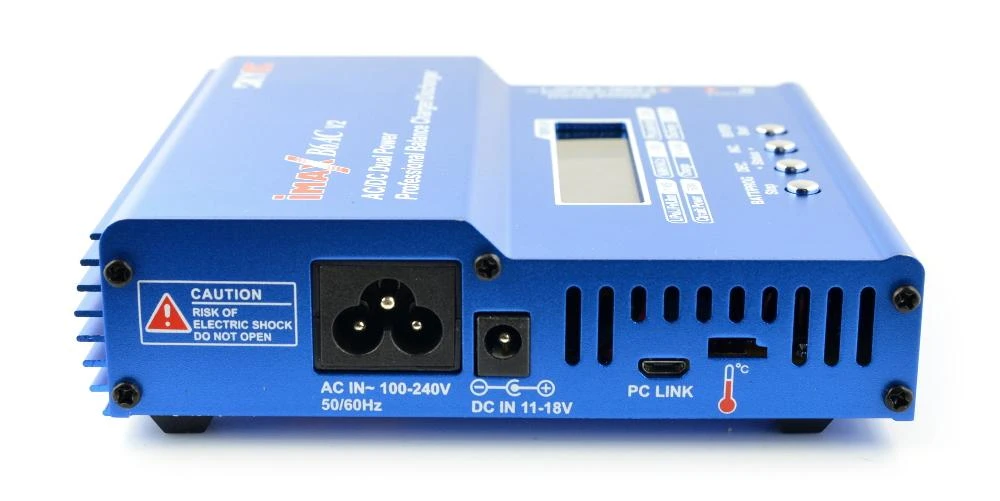 Akumuliatoriaus įkroviklis Li-Pol LiHV SkyRC IMAX B6AC v2 USB su įmontuotu maitinimu