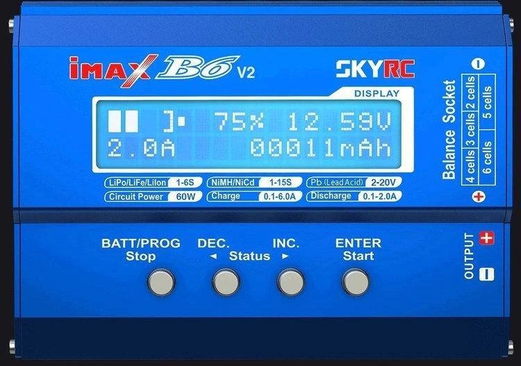 Oem Akumuliatoriaus įkroviklis SkyRC iMax B6 V2 LiPo 60W