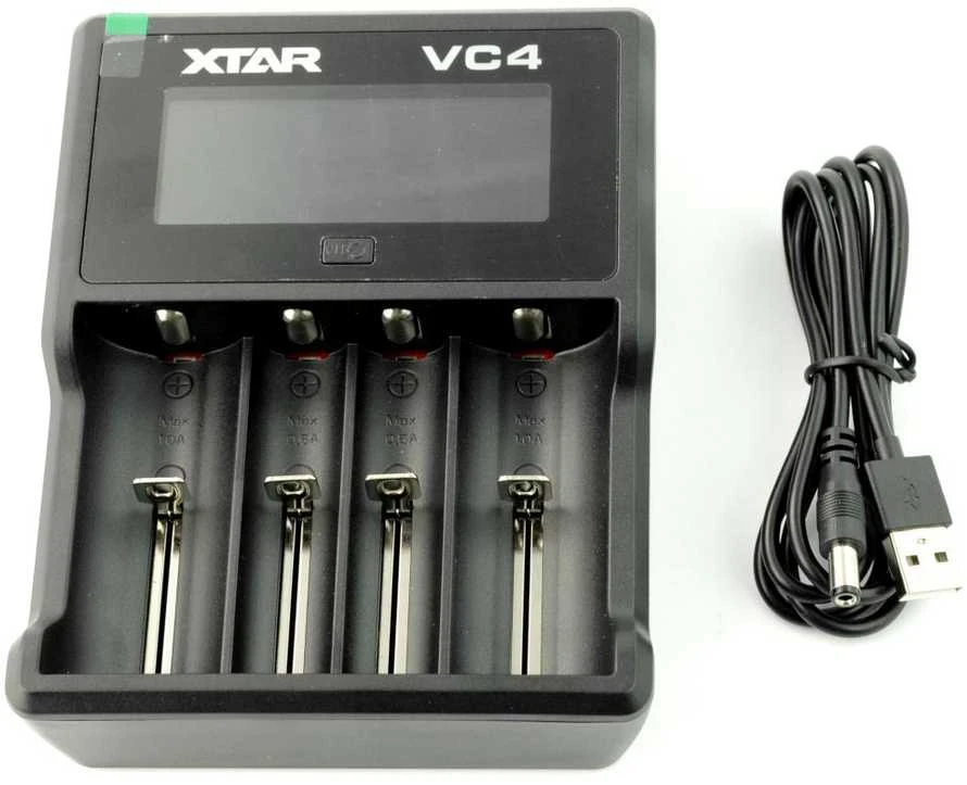 Baterijų įkroviklis XTAR VC4 18650 AA AAA elementam ni-MH li-ion 4 vietų 