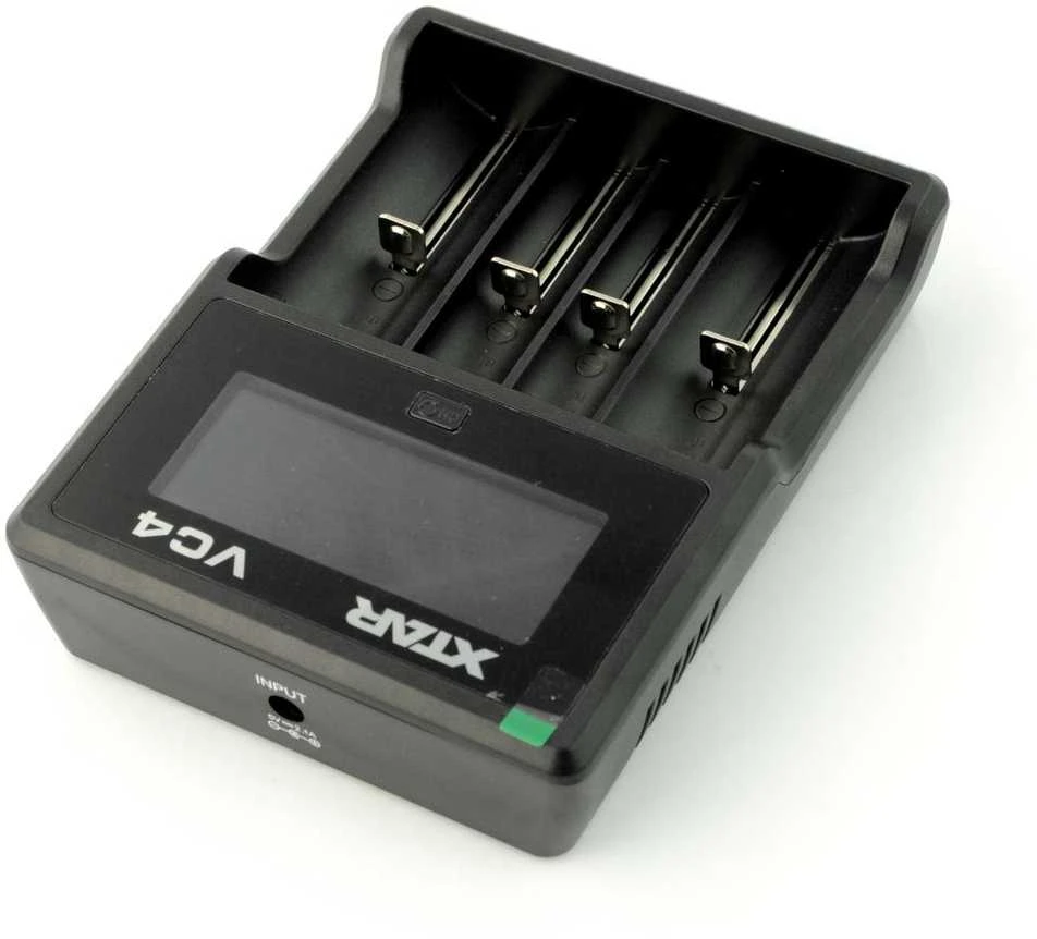 Baterijų įkroviklis XTAR VC4 18650 AA AAA elementam ni-MH li-ion 4 vietų 