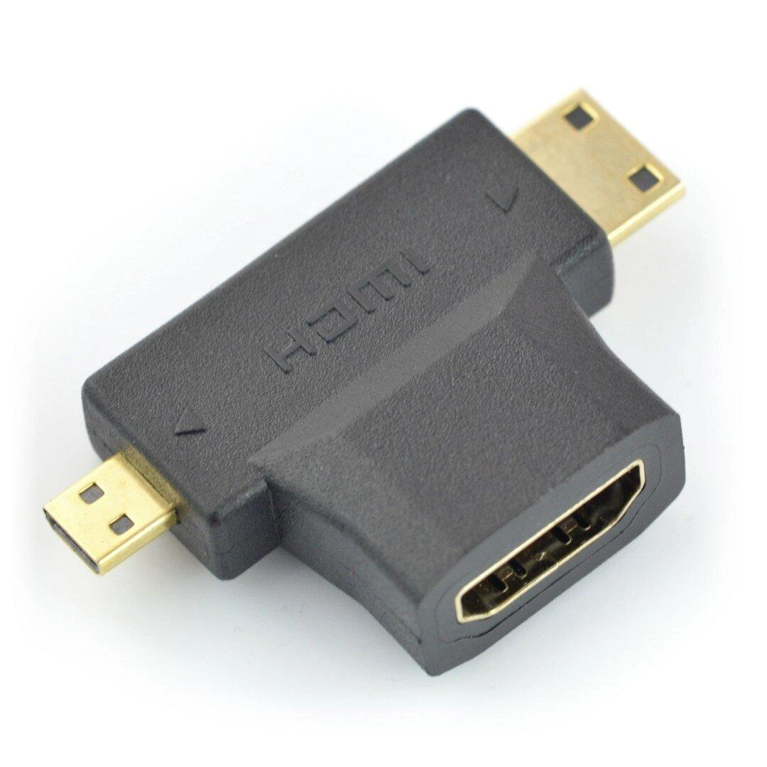 T formos 3-viename HDMI adapteris