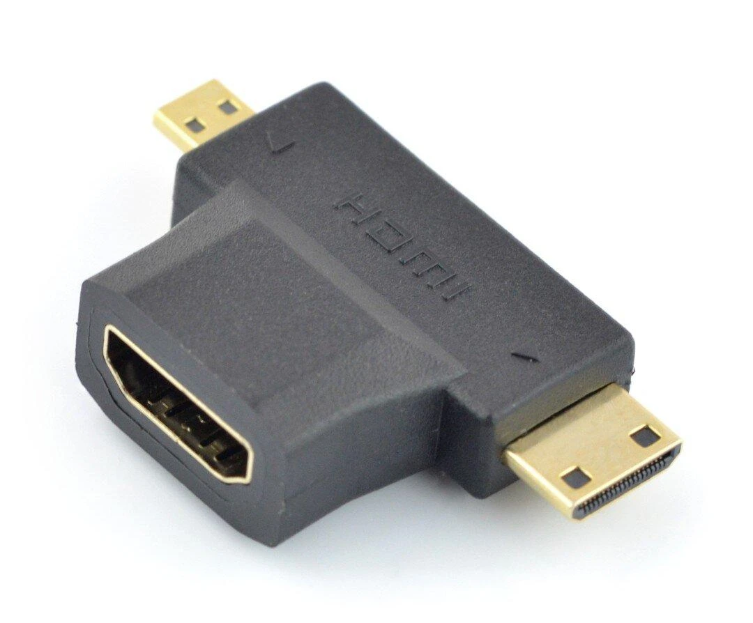 Akyga Adapteris HDMI - MiniHDMI - MicroHDMI