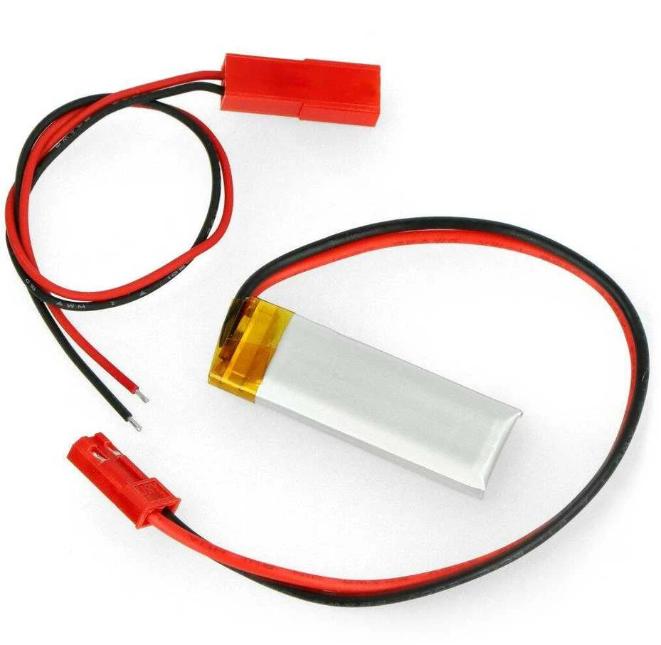 Akyga 120mAh Li-Pol baterija su JST-BEC jungtimis