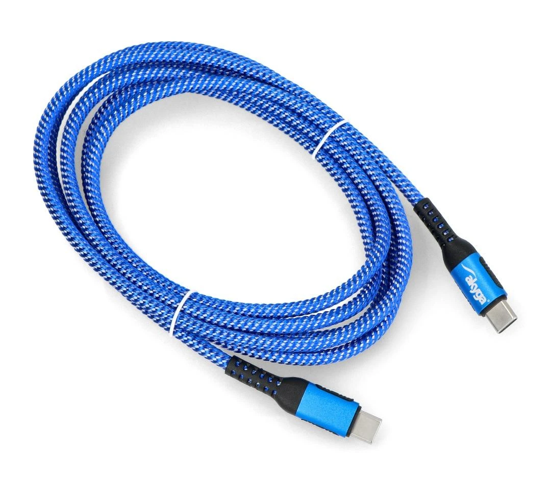 Laidas Akyga C tipo USB - C tipo USB - mėlynas - 1.8m - AK-USB-38