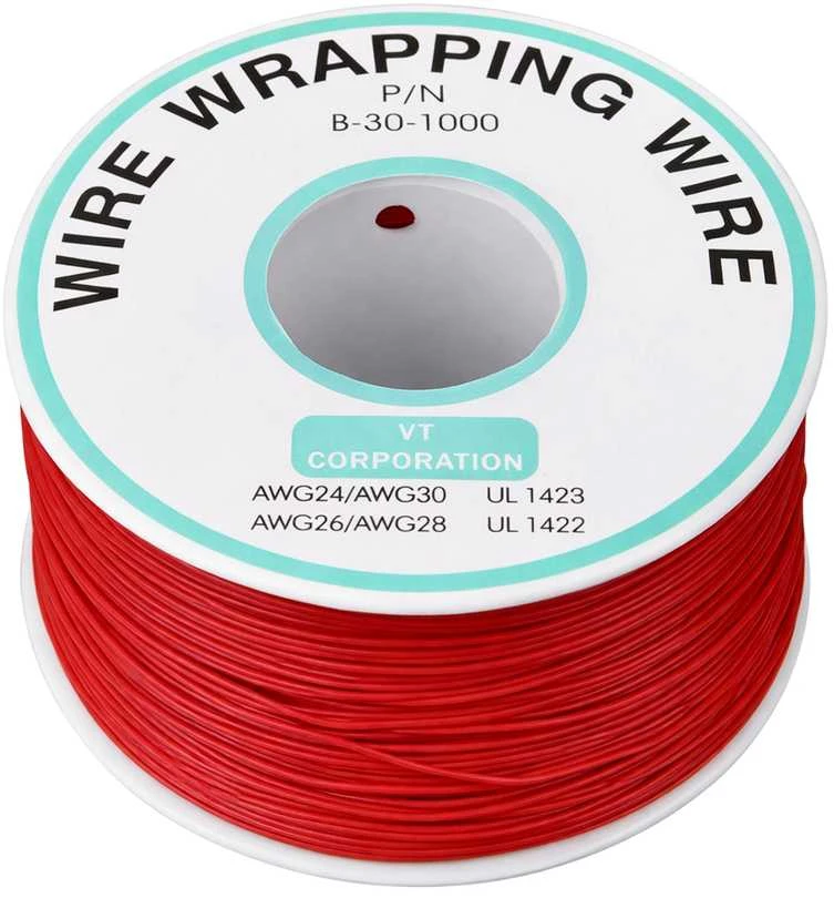Alavuotas varinis silikoninis laidas 16AWG - 252 gyslų - 1.3 mm2 - raudonas - lankstus