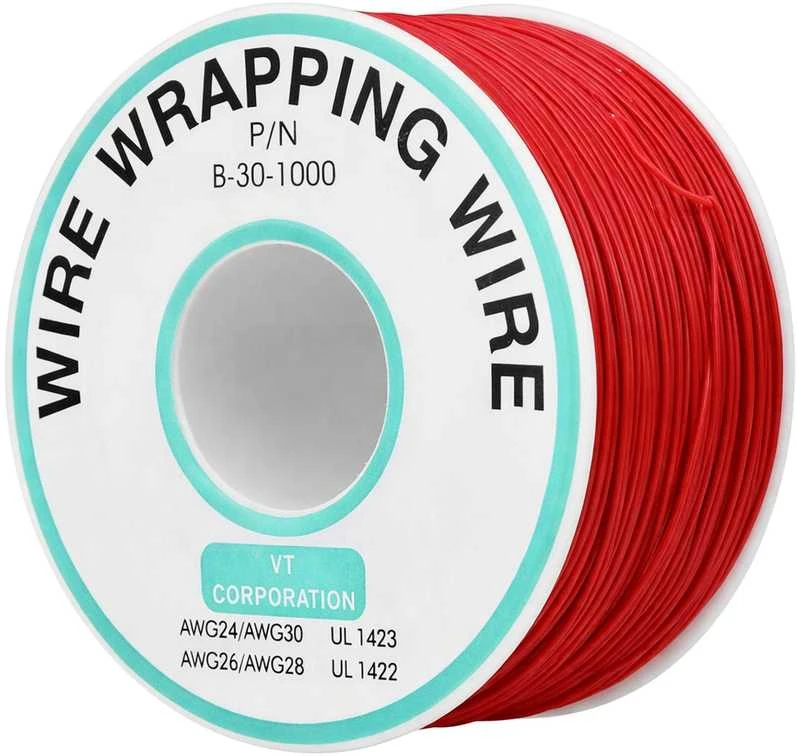 Alavuotas varinis silikoninis laidas 16AWG - 252 gyslų - 1.3 mm2 - raudonas - lankstus