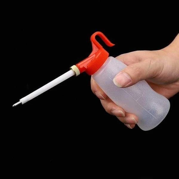 Oem Aliejaus buteliukas 180ml su kampuotu aplikatoriumi - indas skysčiams dozuoti