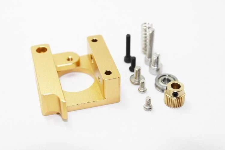 MK8 1.75mm ekstruderio metalinių dalių komplektas