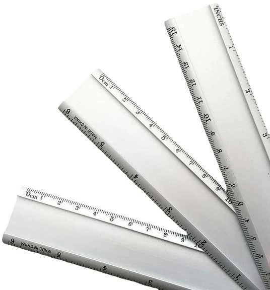 Oem Aliuminio liniuotė 30 cm 12 colių - spalvų derinys