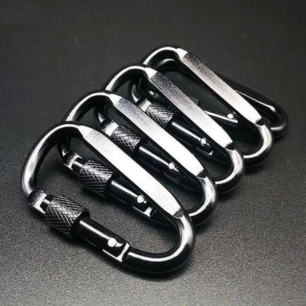 Oem Aliuminio prisukamas D tipo karabinas - 60 mm - Karabinas - Išlikimas - EDC