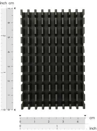 Aliuminio radiatorius, skirtas LattePanda Mu - 70x45.5x33mm - DFRobot FIT0989