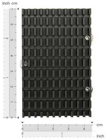 Aliuminio radiatorius, skirtas LattePanda Mu - 70x45x11mm - DFRobot FIT0982