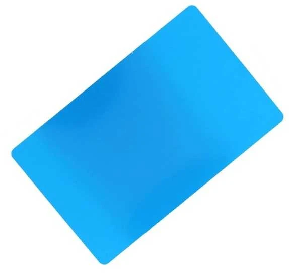Oem Aliuminio vizitinė kortelė graviravimui - juoda - 54x86mm -