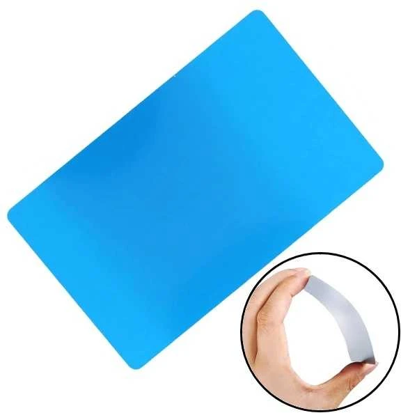 Oem Aliuminio vizitinė kortelė graviravimui - juoda - 54x86mm -
