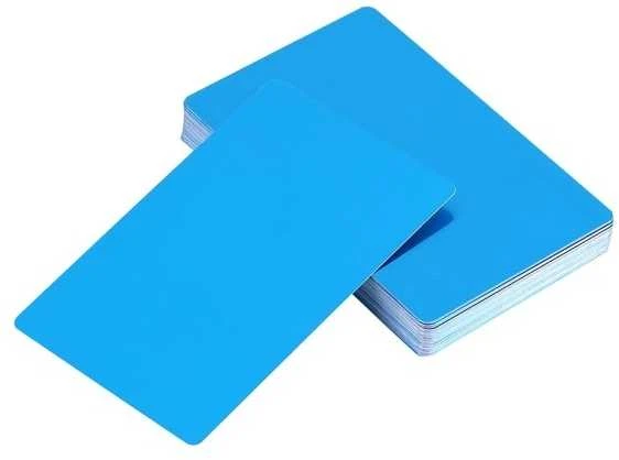 Oem Aliuminio vizitinė kortelė graviravimui - juoda - 54x86mm -