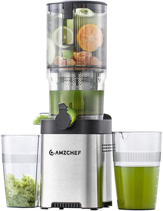 AMZCHEF CE-ZM1902B-SV lėtaeigė sulčiaspaudė
