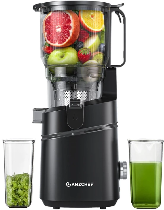 Sulčiaspaudė AMZCHEF SJ-036CBK Slow Juicer (Juodas)