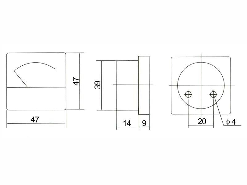 Analoginis ampermetras 30A